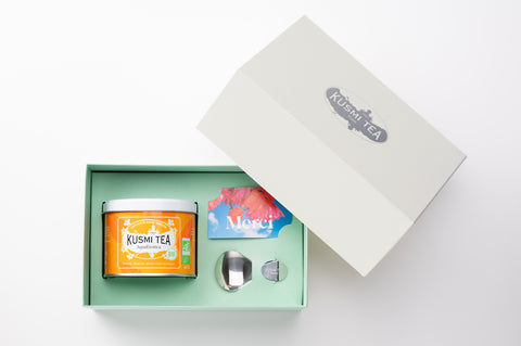 【アクアエグゾティカ】クスミティーギフトセット　ステンレススプーン付