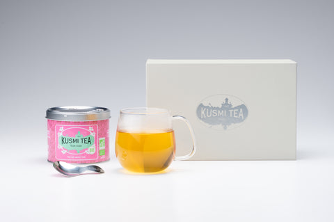 【グリーンローズ】クスミティーギフトセット　ステンレススプーン付