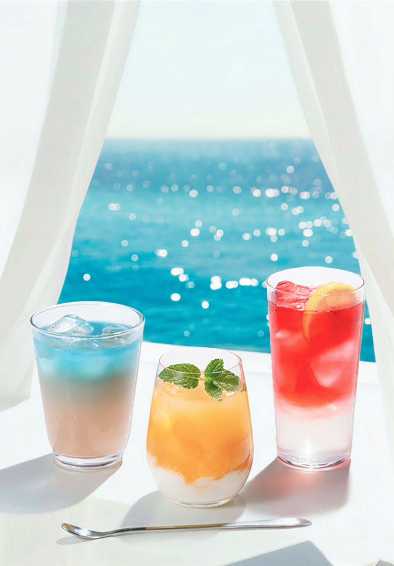 夏のトリコロール・ティーカクテル – クスミティー 公式オンラインショップ